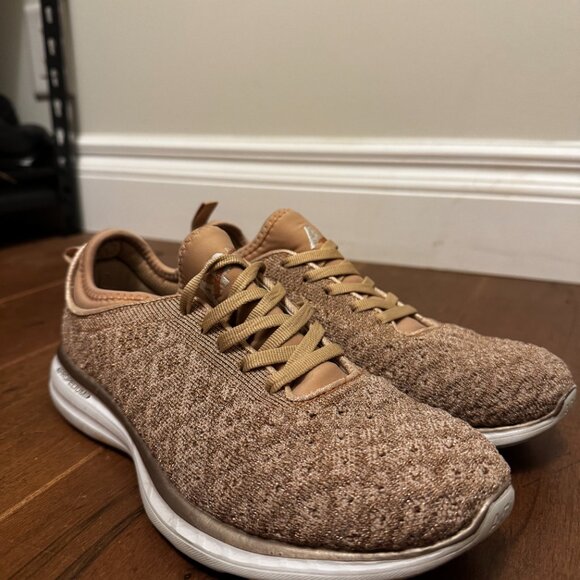 APL Women’s TechLoom Propelium Sneakers – Rose Gold Sparkle – Size 7.5 – VGUC - Picture 10 of 10